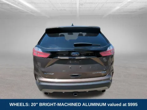 Another view of 2019 Ford Edge Titanium for sale in Mansfield, OH at Clement Volvo Cars Mansfield