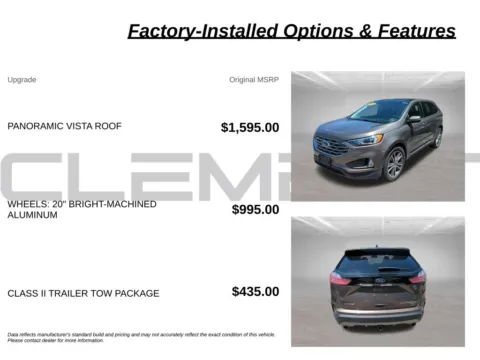 More photos of 2019 Ford Edge Titanium at Clement Volvo Cars Mansfield, OH