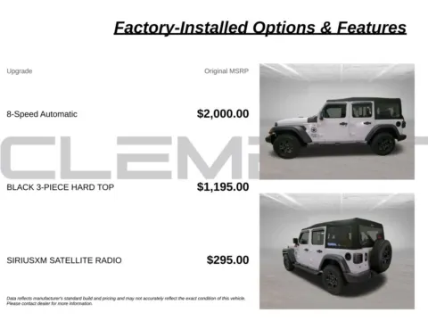 More photos of 2019 Jeep Wrangler Unlimited Sport at Clement Volvo Cars Mansfield, OH