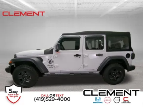 White 2019 Jeep Wrangler Unlimited Sport for sale in Mansfield, OH