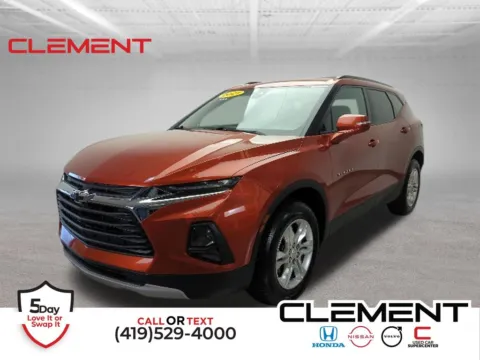 Orange 2021 Chevrolet Blazer LT for sale in Mansfield, OH