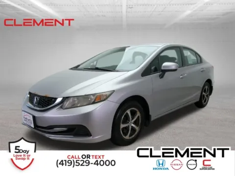 Silver 2015 Honda Civic SE for sale in Mansfield, OH