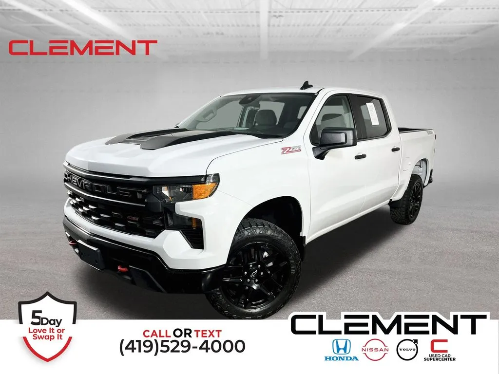 White 2025 Chevrolet Silverado 1500 Custom Trail Boss for sale in Mansfield, OH