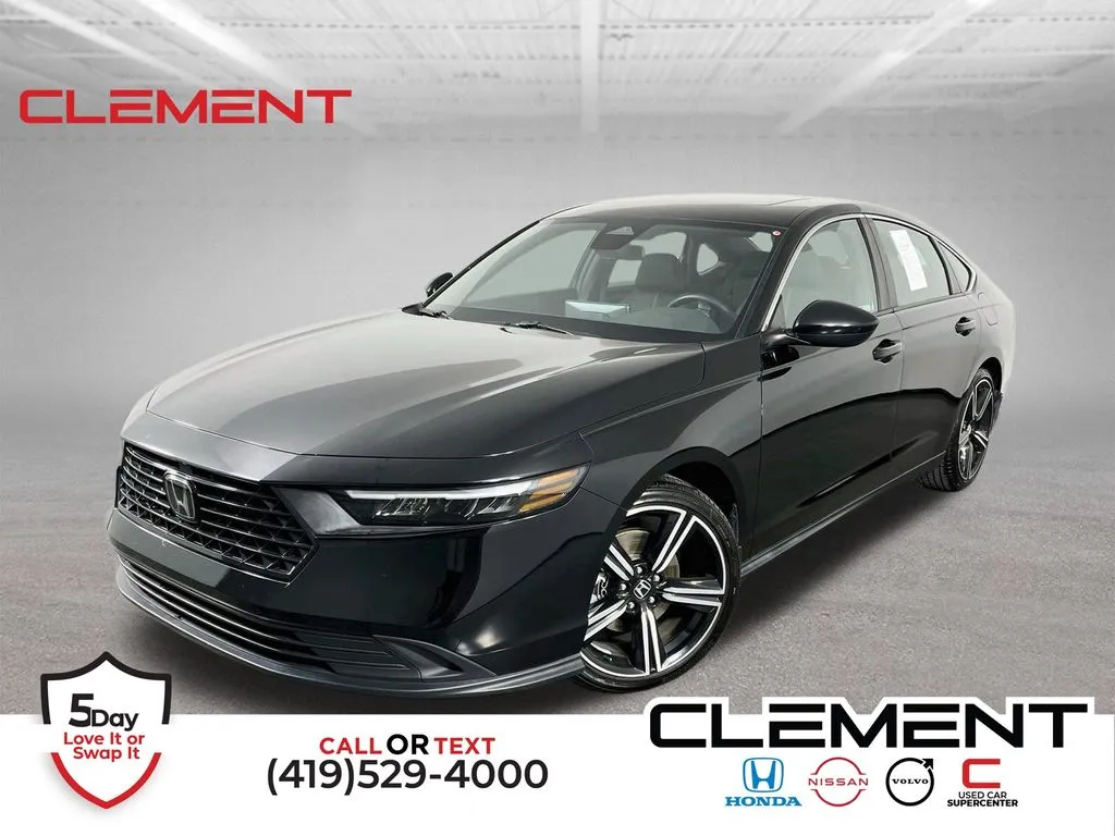 Black 2024 Honda Accord Hybrid Sport for sale in Mansfield, OH