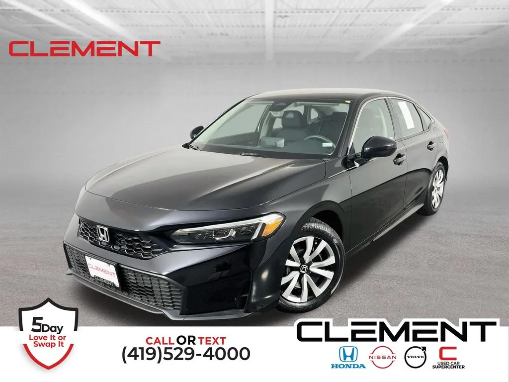 Black 2026 Honda Civic LX for sale in Mansfield, OH