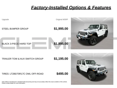 More photos of 2023 Jeep Wrangler Rubicon 4xe at Clement Volvo Cars Mansfield, OH