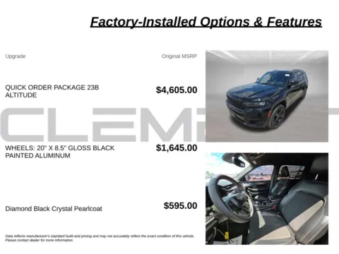 More photos of 2023 Jeep Grand Cherokee L Altitude at Clement Volvo Cars Mansfield, OH