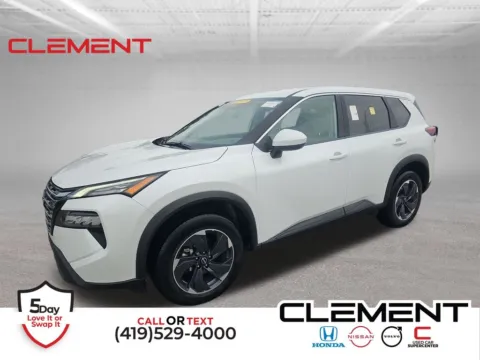 White 2025 Nissan Rogue SV for sale in Mansfield, OH