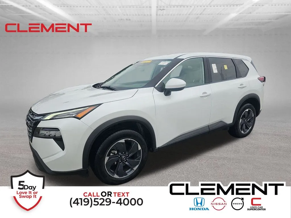 White 2025 Nissan Rogue SV for sale in Mansfield, OH