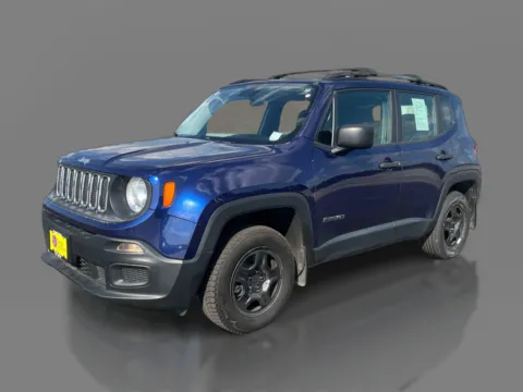 Blue 2017 Jeep Renegade 4d SUV 4WD Sport for sale in Sedalia, MO