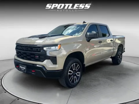 Beige 2022 Chevrolet Silverado 1500 Custom Trail Boss for sale in San Antonio, TX