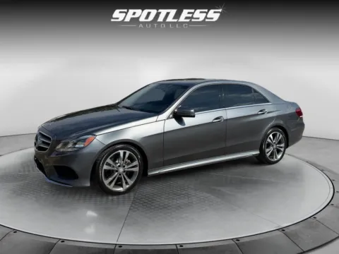 Gray 2016 Mercedes-Benz E-Class E 350 for sale in San Antonio, TX