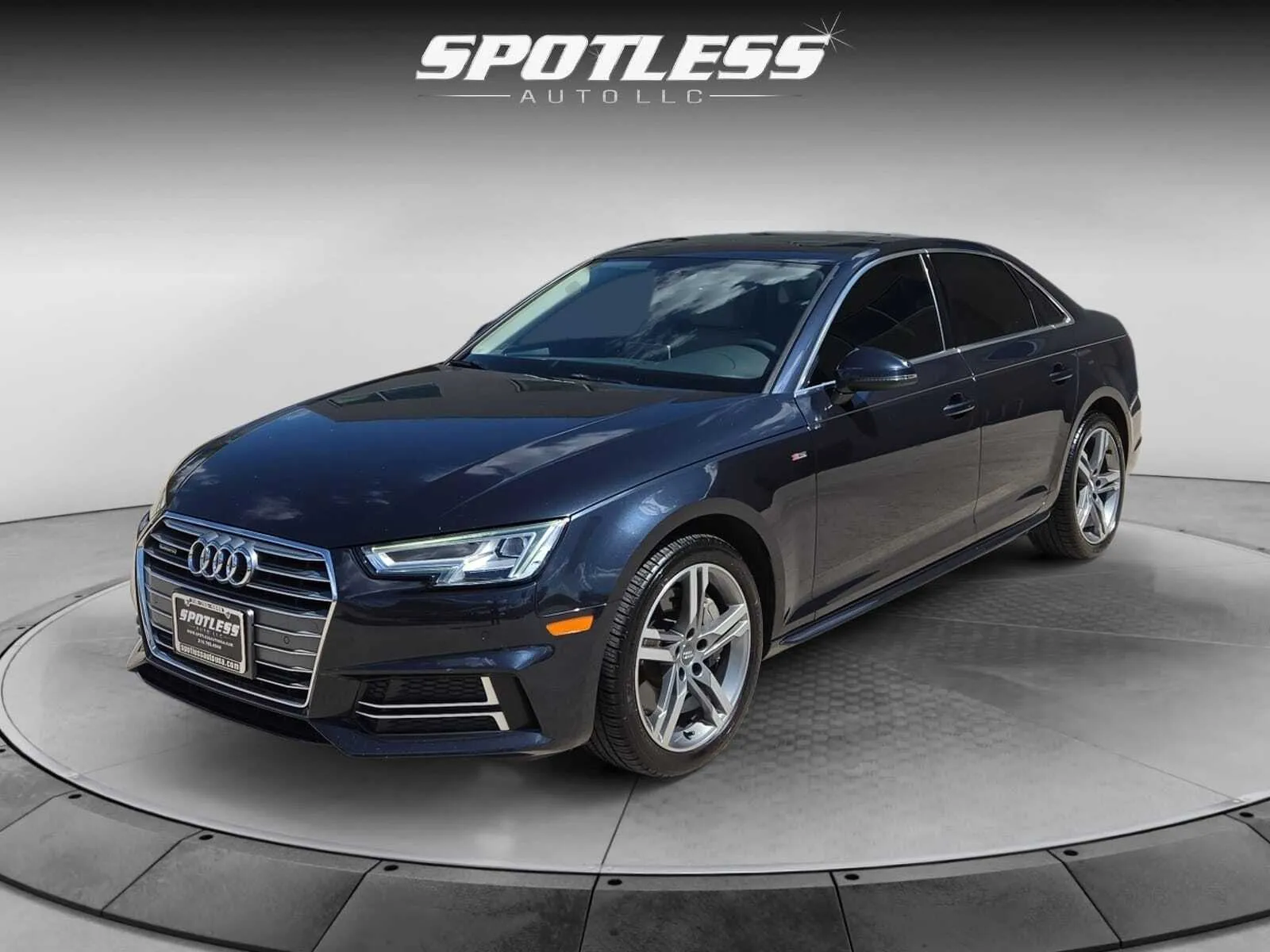 Blue 2018 Audi A4 2.0T quattro Premium Plus for sale in San Antonio, TX