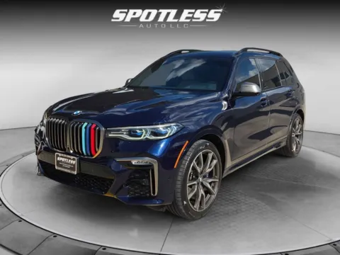 Blue 2021 BMW X7 M50i for sale in San Antonio, TX