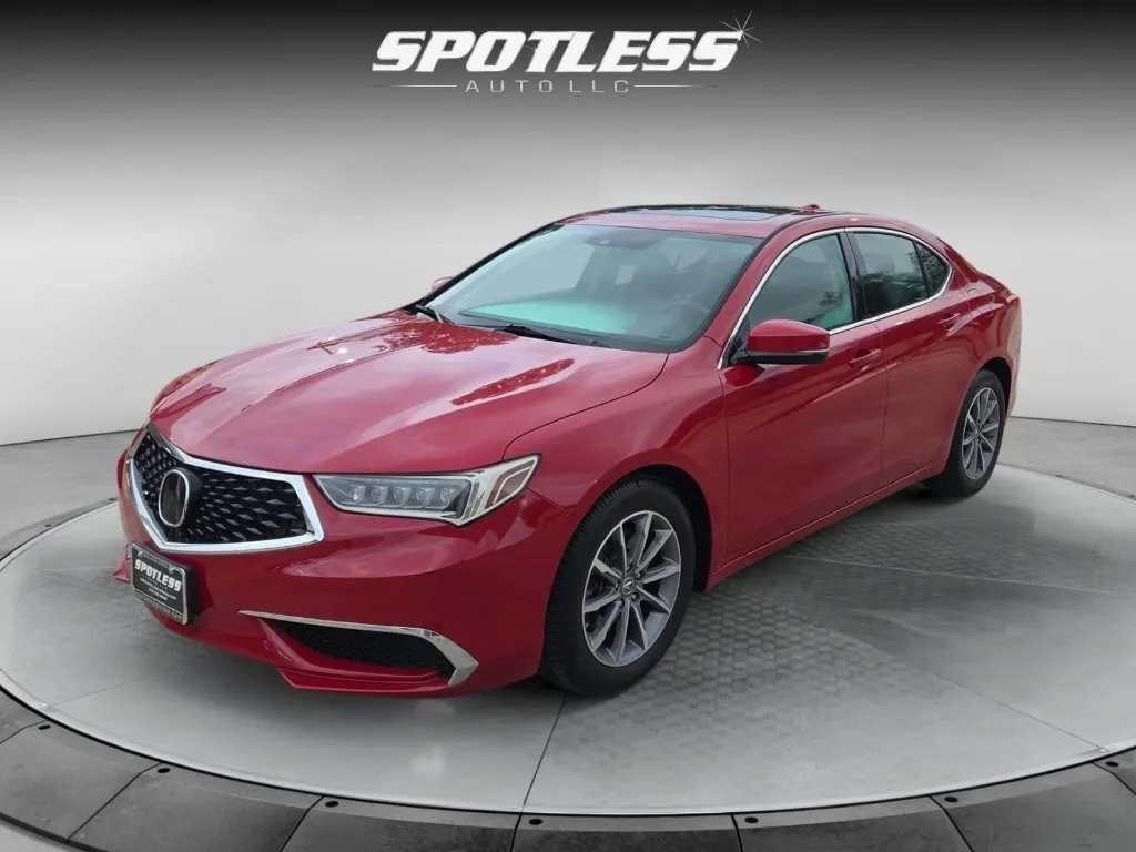 Red 2018 Acura TLX for sale in San Antonio, TX
