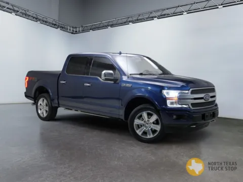 Blue 2020 Ford F-150 Platinum FX4 3.5L EcoBoost 4x4 for sale in Mansfield, TX