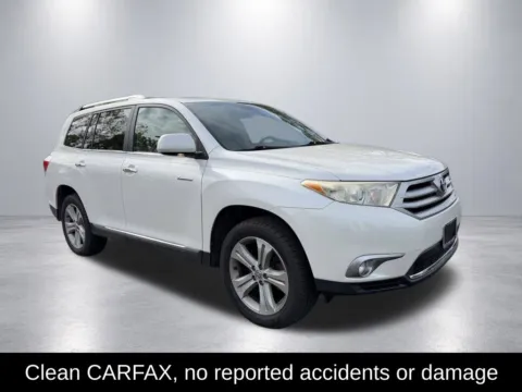 White 2012 Toyota Highlander Limited for sale in Lebanon, PA