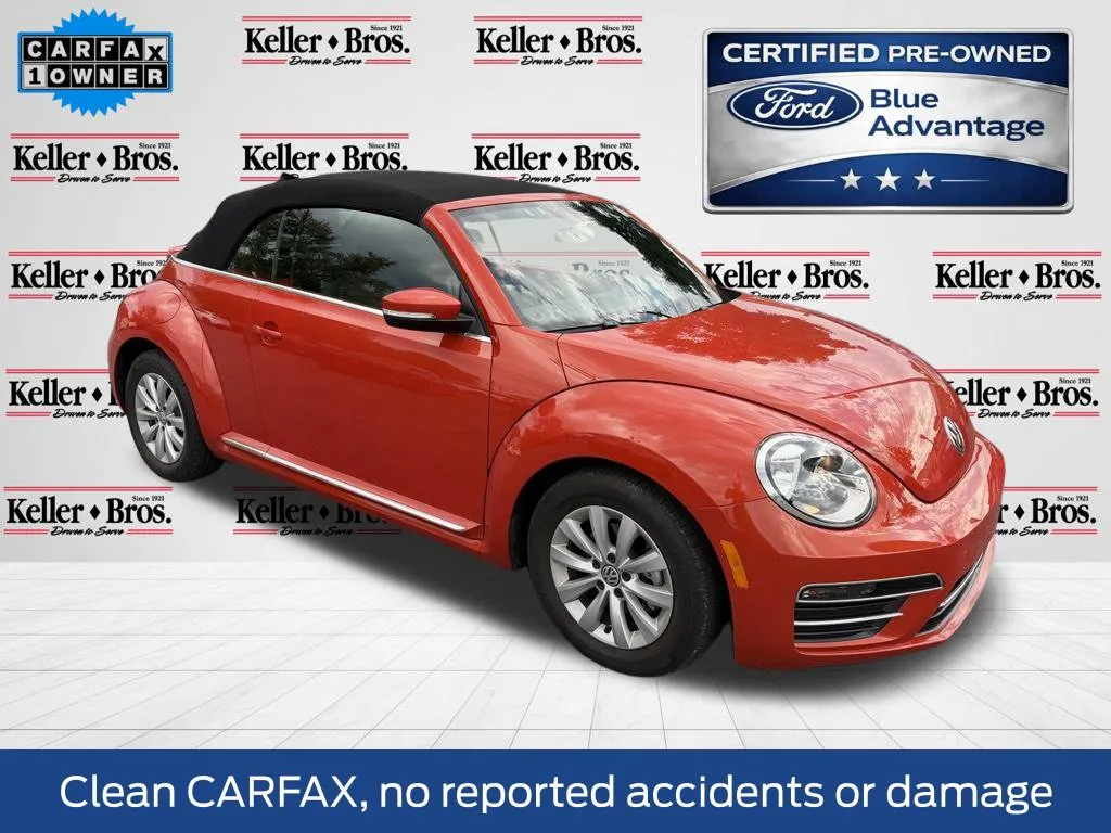 Orange 2019 Volkswagen Beetle Convertible 2.0T S for sale in Lebanon, PA