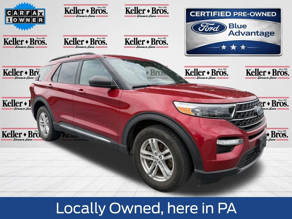 Red 2020 Ford Explorer XLT for sale in Lititz, PA