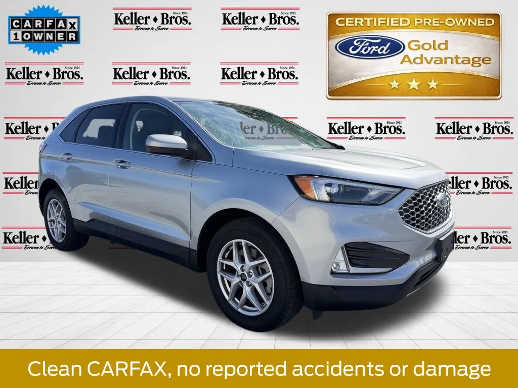 Silver 2023 Ford Edge SEL for sale in Lititz, PA