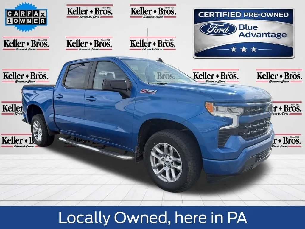 Blue 2022 Chevrolet Silverado 1500 RST for sale in Lititz, PA
