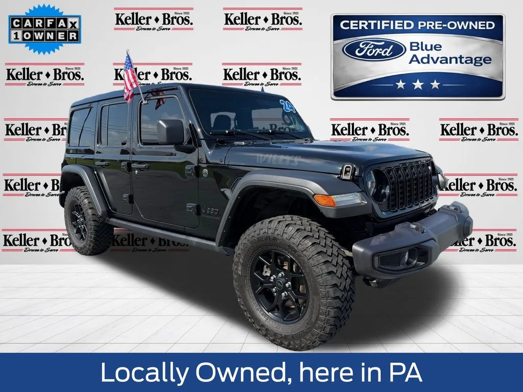 Black 2024 Jeep Wrangler Sport for sale in Lititz, PA