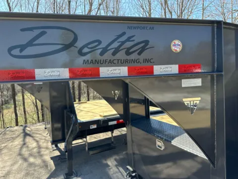 Another view of 2025 Delta 210GN 25' GOOSENECK FLATBED 25ft for sale in Springdale, AR at Taylor Auto Sales, Inc.