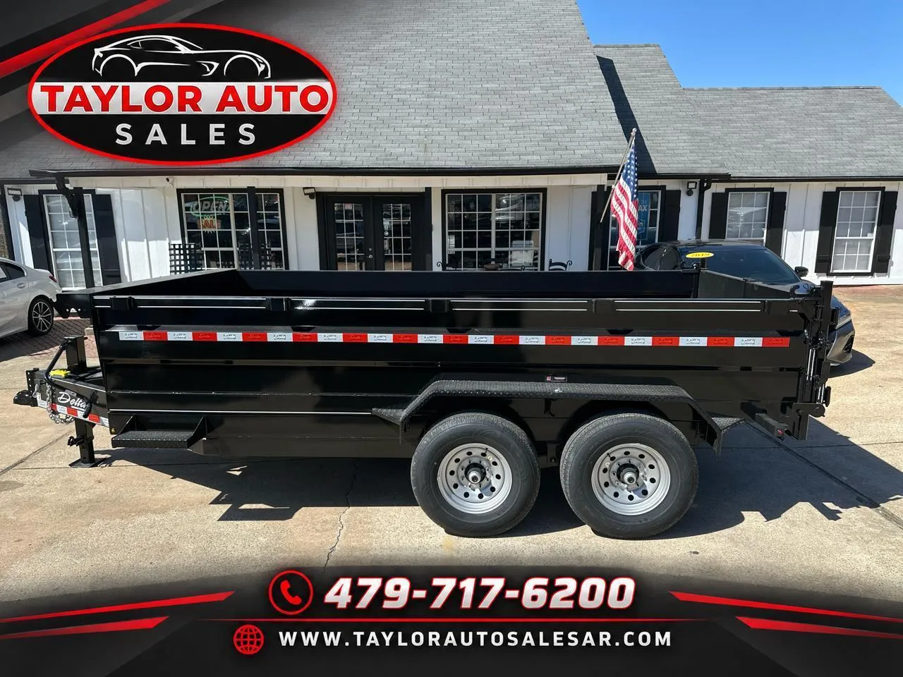 Black 2025 Delta 27NBD 14' BUMPER DUMP for sale in Springdale, AR