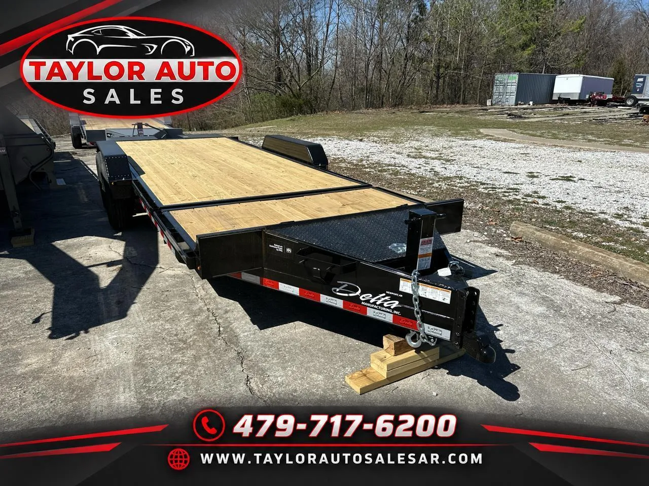 Black 2025 Delta 27TB 20' BUMPER TILT for sale in Springdale, AR