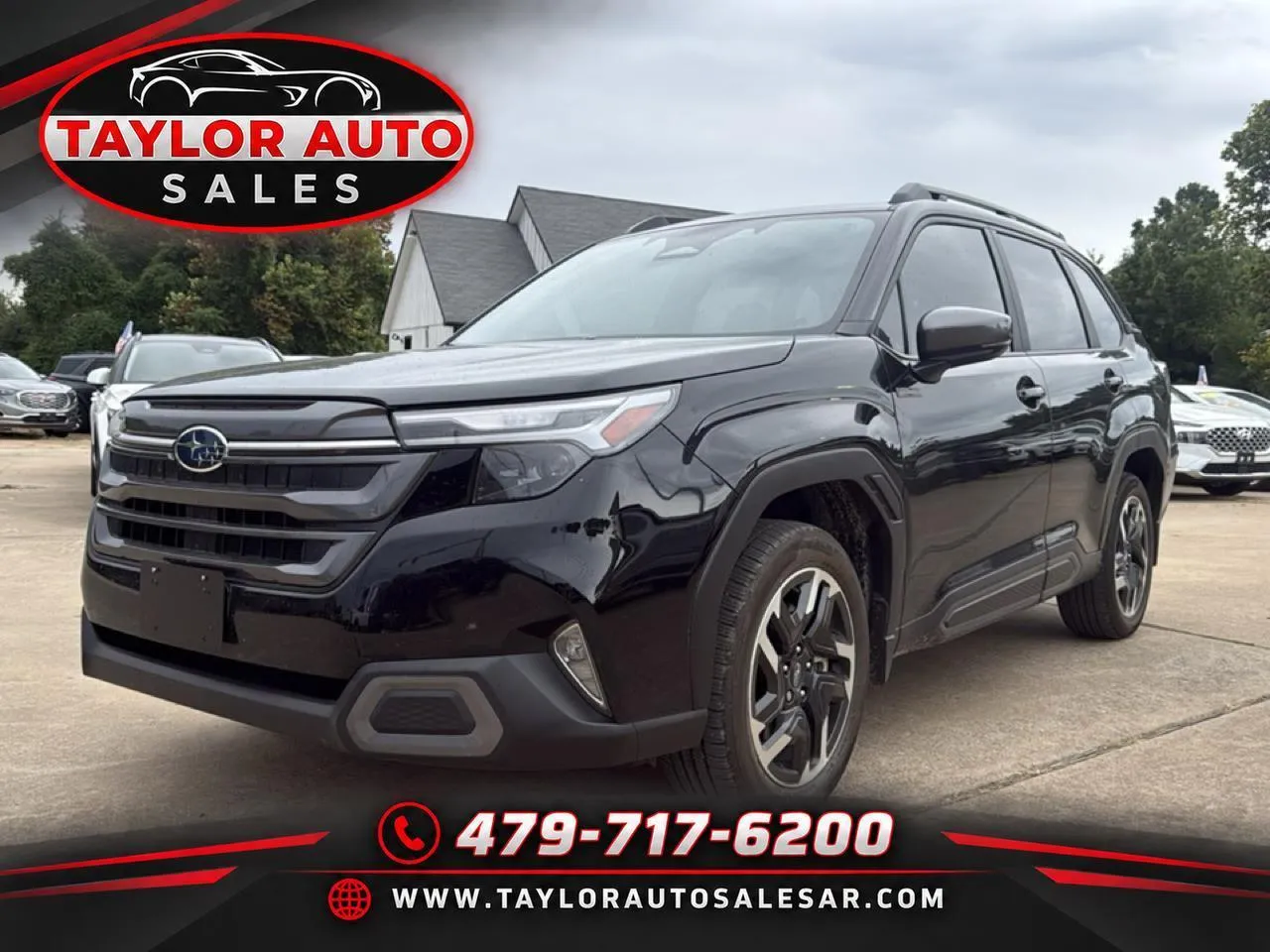 Black 2025 SUBARU FORESTER LIMITED HYBRID for sale in Springdale, AR