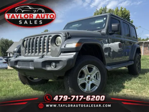 Gray 2019 JEEP WRANGLER UNLIMI SPORT for sale in Springdale, AR