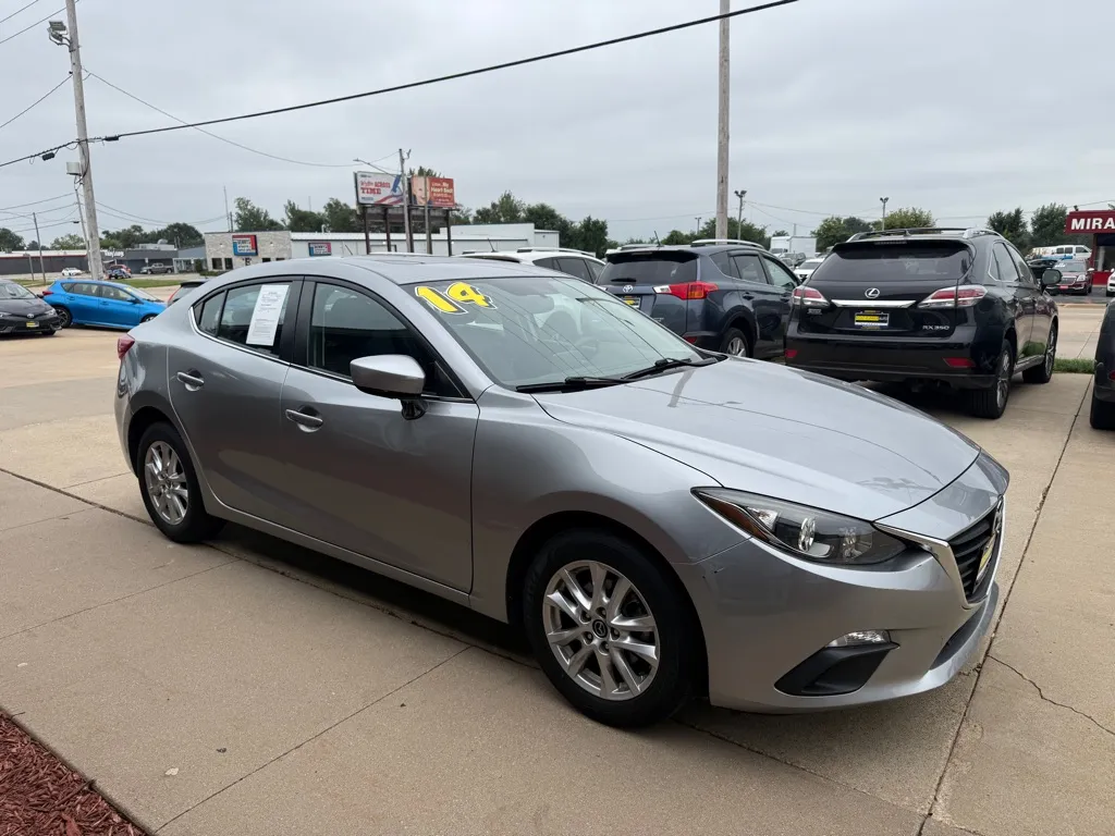 Silver 2014 MAZDA 3 GRAND TOURING for sale in Cedar Rapids, IA