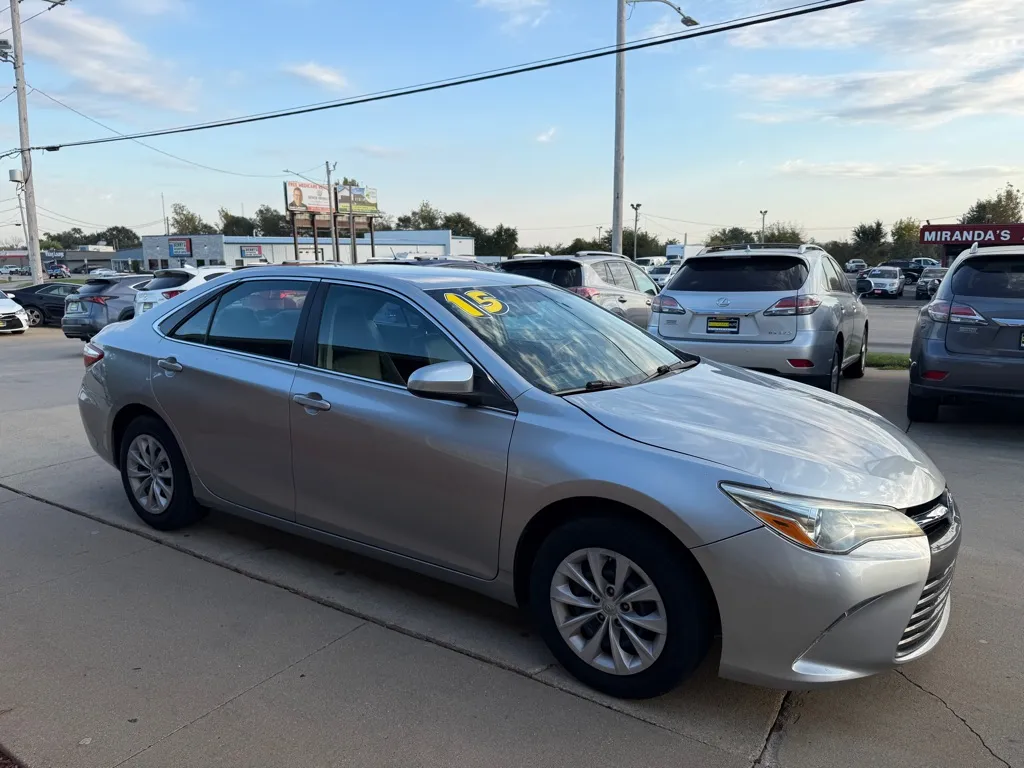 Silver 2015 TOYOTA CAMRY LE for sale in Cedar Rapids, IA