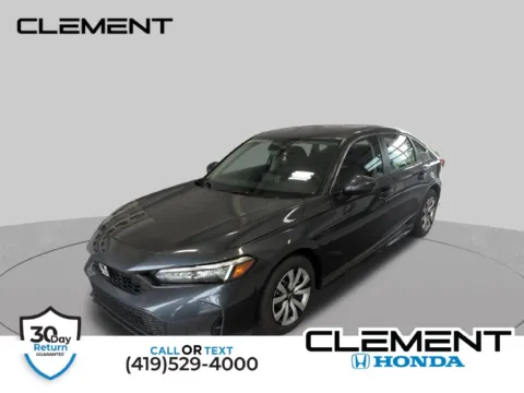 Gray 2026 Honda Civic LX for sale in Mansfield, OH