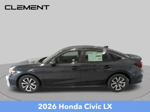 Photos of 2026 Honda Civic LX for sale in Mansfield, OH at Clement Honda of Mansfield