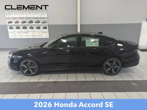 Photos of 2026 Honda Accord SE for sale in Mansfield, OH at Clement Honda of Mansfield