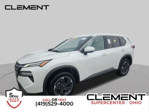 White 2025 Nissan Rogue SV for sale in Mansfield, OH