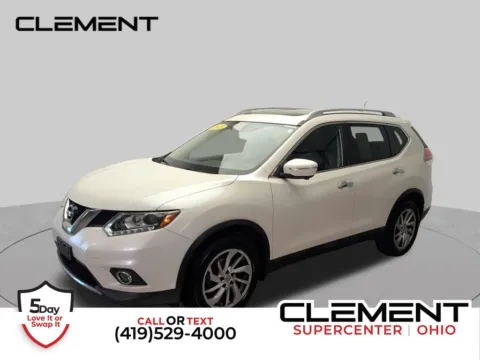 White 2015 Nissan Rogue SL for sale in Mansfield, OH