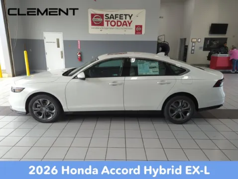 Photos of 2026 Honda Accord Hybrid EX-L for sale in Mansfield, OH at Clement Honda of Mansfield