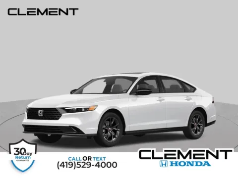 White 2026 Honda Accord LX for sale in Mansfield, OH