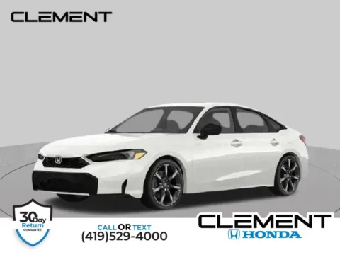 White 2026 Honda Civic Hybrid Sport Touring for sale in Mansfield, OH