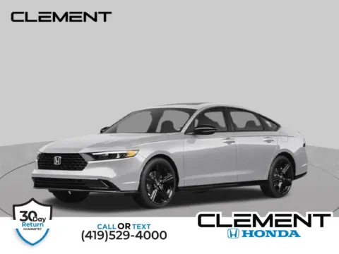 Silver 2026 Honda Accord Hybrid Sport for sale in Mansfield, OH