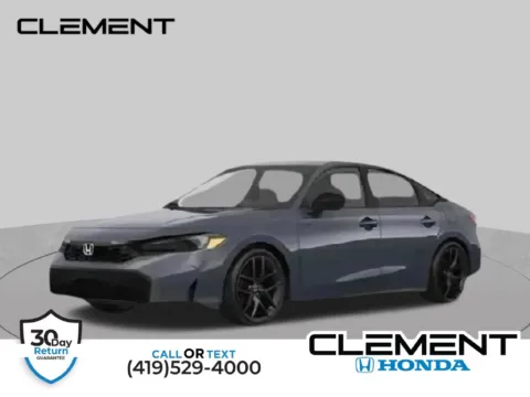 Gray 2026 Honda Civic LX for sale in Mansfield, OH
