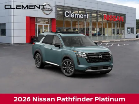 Another view of 2026 Nissan Pathfinder Platinum for sale in Mansfield, OH at Clement Nissan of Mansfield