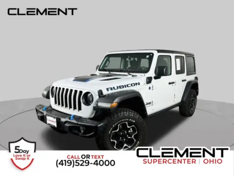 White 2023 Jeep Wrangler Rubicon 4xe for sale in Mansfield, OH