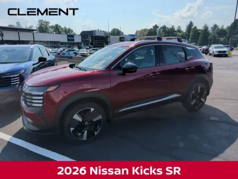 Photos of 2026 Nissan Kicks SR for sale in Mansfield, OH at Clement Nissan of Mansfield