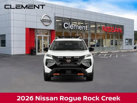 Photos of 2026 Nissan Rogue Rock Creek for sale in Mansfield, OH at Clement Nissan of Mansfield