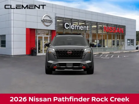 Photos of 2026 Nissan Pathfinder Rock Creek for sale in Mansfield, OH at Clement Nissan of Mansfield