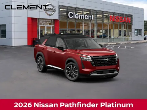 Another view of 2026 Nissan Pathfinder Platinum for sale in Mansfield, OH at Clement Nissan of Mansfield