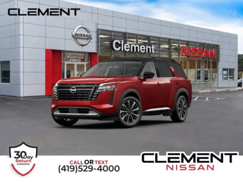 Red 2026 Nissan Pathfinder Platinum for sale in Mansfield, OH